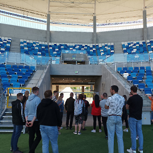 Zajęcia na stadionie