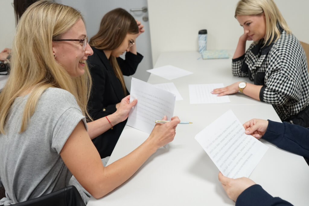 Dyskusje i notatki ze szkolenia