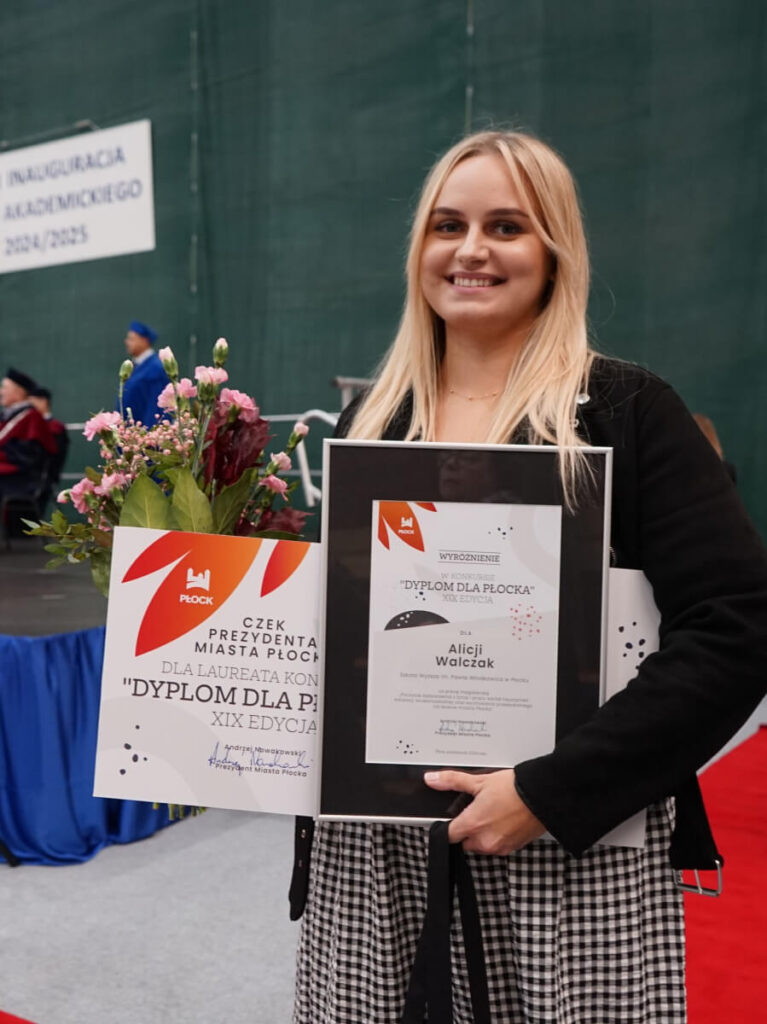 Nagrodzona studentka