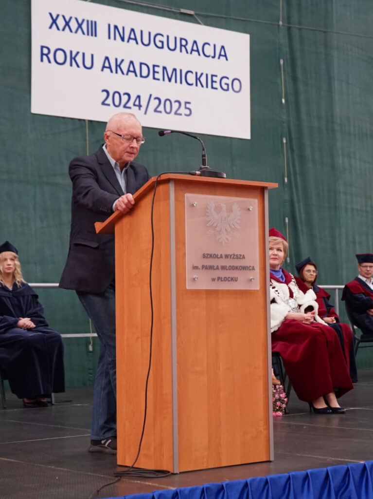 Wystąpienie przed studentami i gośćmi