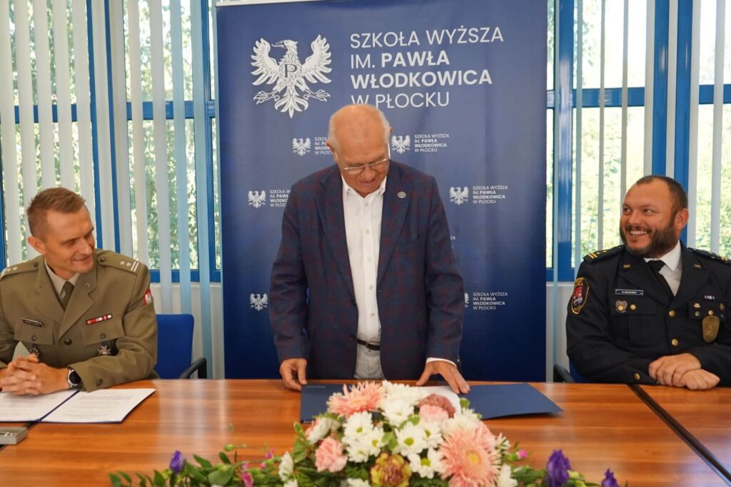 Rektor i przedstawiciele służb