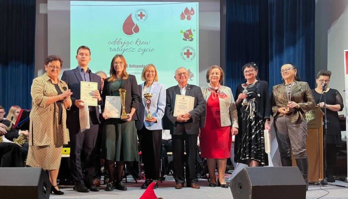 Nagrodzeni na gali Honorowych Krwiodawców