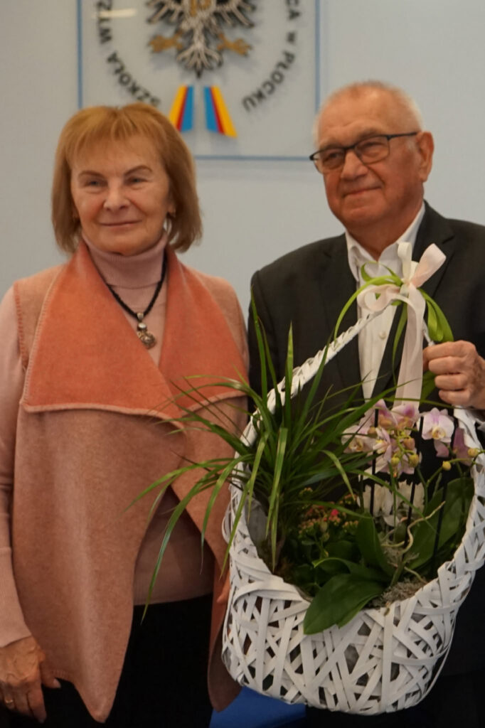 Prof. Sysojewa i rektor prof. Zbigniew Kruszewski