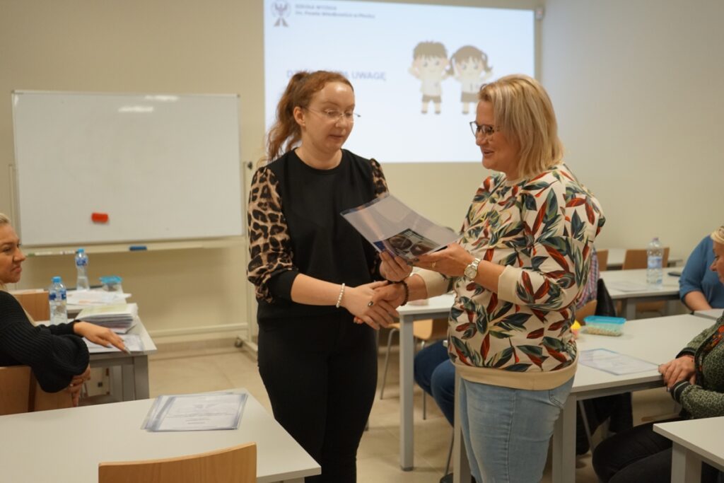 Rozmowa uczestniczki z prowadzącą