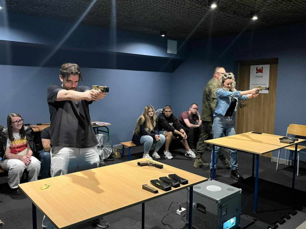 Zajęcia na strzelnicy