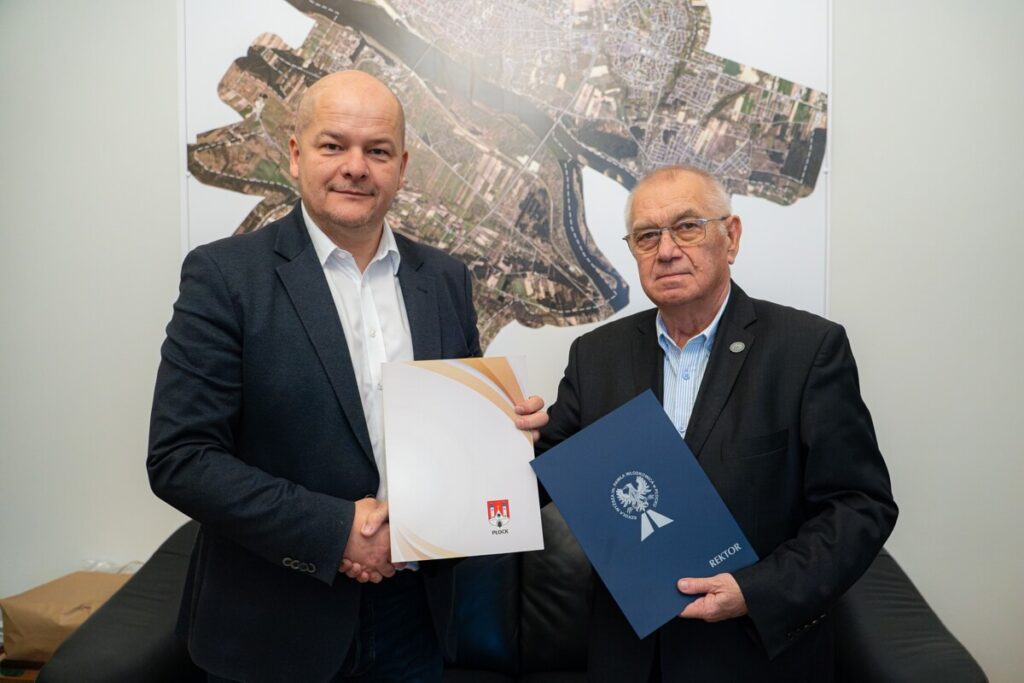 Prezydent Miasta Płock i rektor SWPW