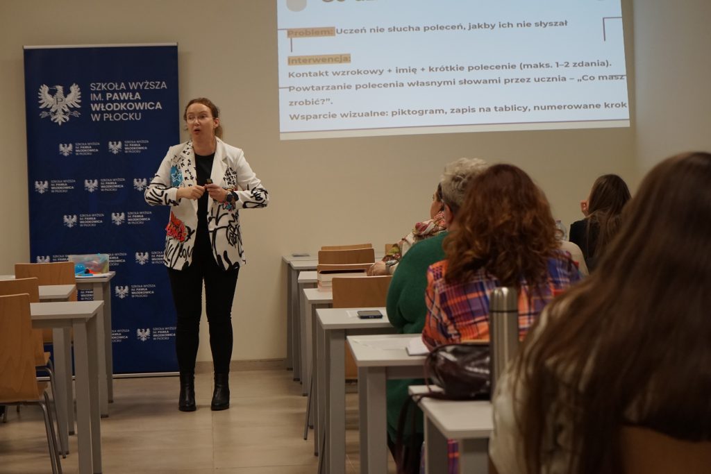 Prowadząca szkolenie Maria Natkowska