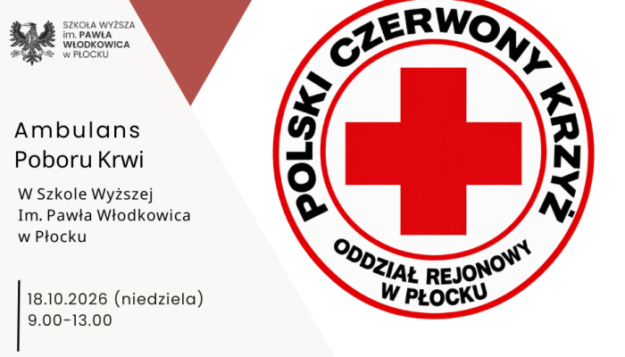 Grafika przedstawiająca informacje o akcji oraz logo